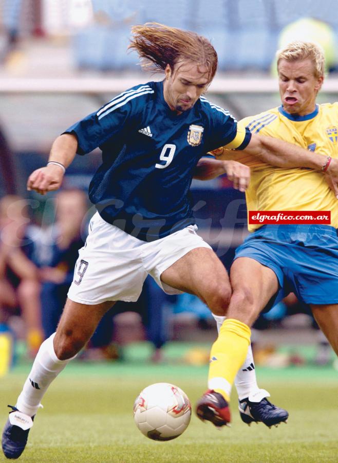 Imagen Batistuta fue el centrodelantero titular de Argentina.