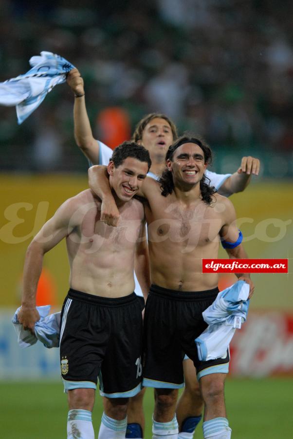 Imagen Crespo, Sorín y Maxi Rodríguez eran piezas fundamentales del equipo.