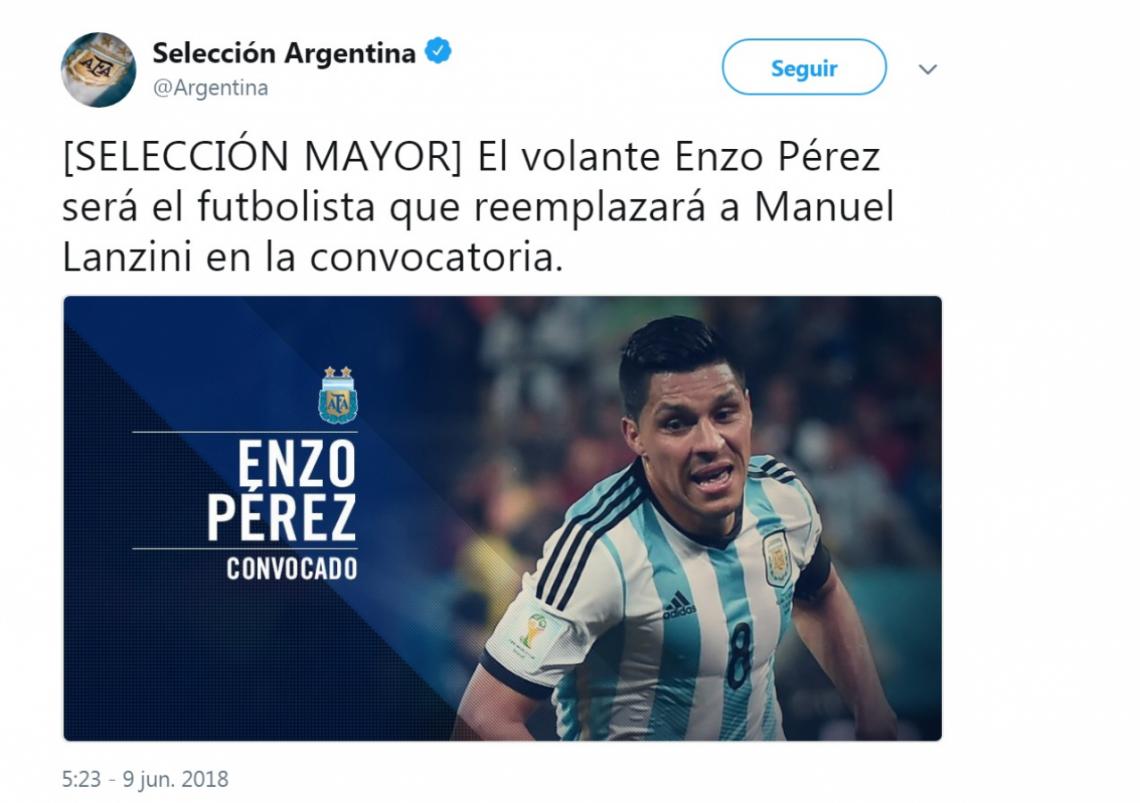 Enzo Pérez, el elegido de Sampaoli | El Gráfico
