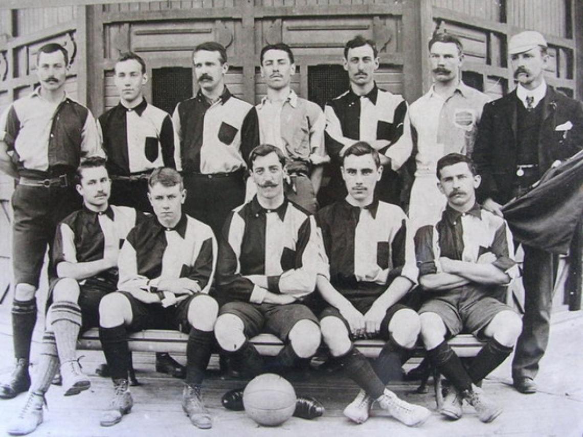 Imagen El equipo de Atlético del Rosario, campeón de la Cup Tie en 1905
