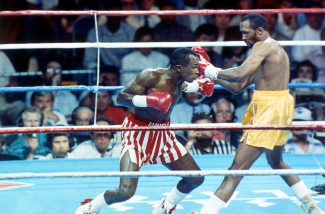 El 16 de Septiembre de 1981. Leonard le había dado una paliza a Hearns, que venía invicto.