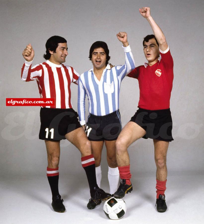 Los autores de los goles decisivos de las tres primeras Copas Intercontinentales ganadas por equipos argentinos: Juan Ramón Verón (1968), “El Chango” Cárdenas (1967) y Ricardo Bochini (1973).