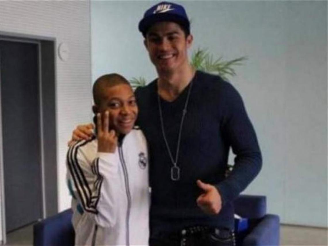 Imagen Kylian Mbappé  (con Cristiano Ronaldo)