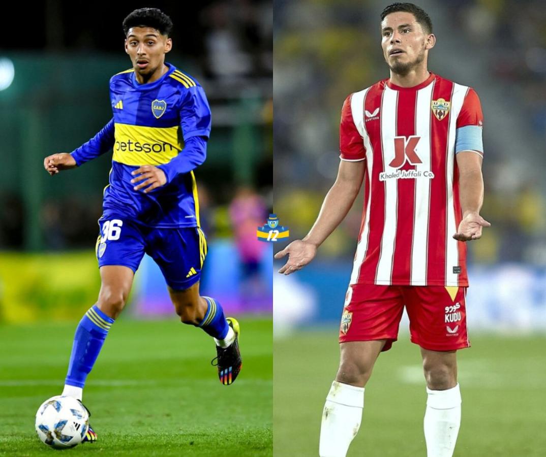 Imagen Robertone por Medina mano a mano, el cambio que quiere Almería y Boca descartó.