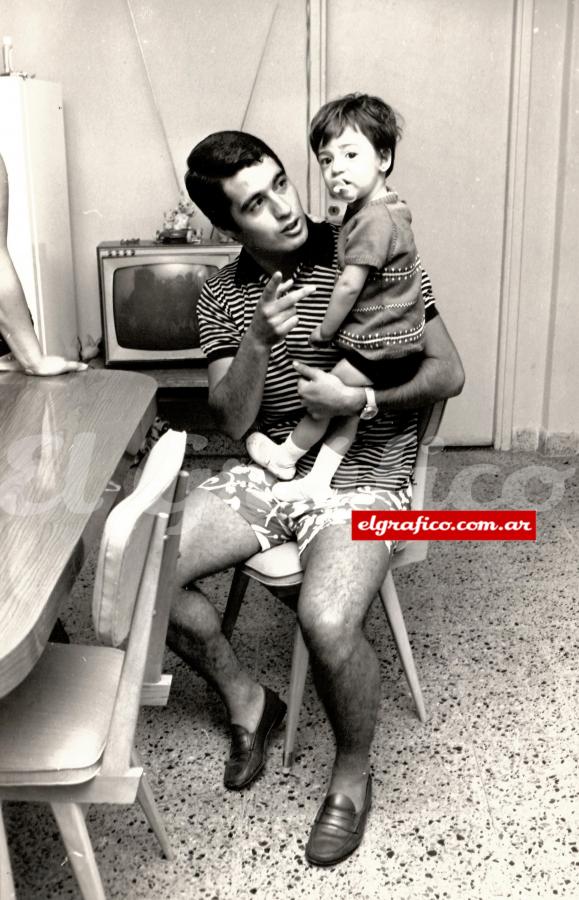 Con su hija, María Beatriz.
