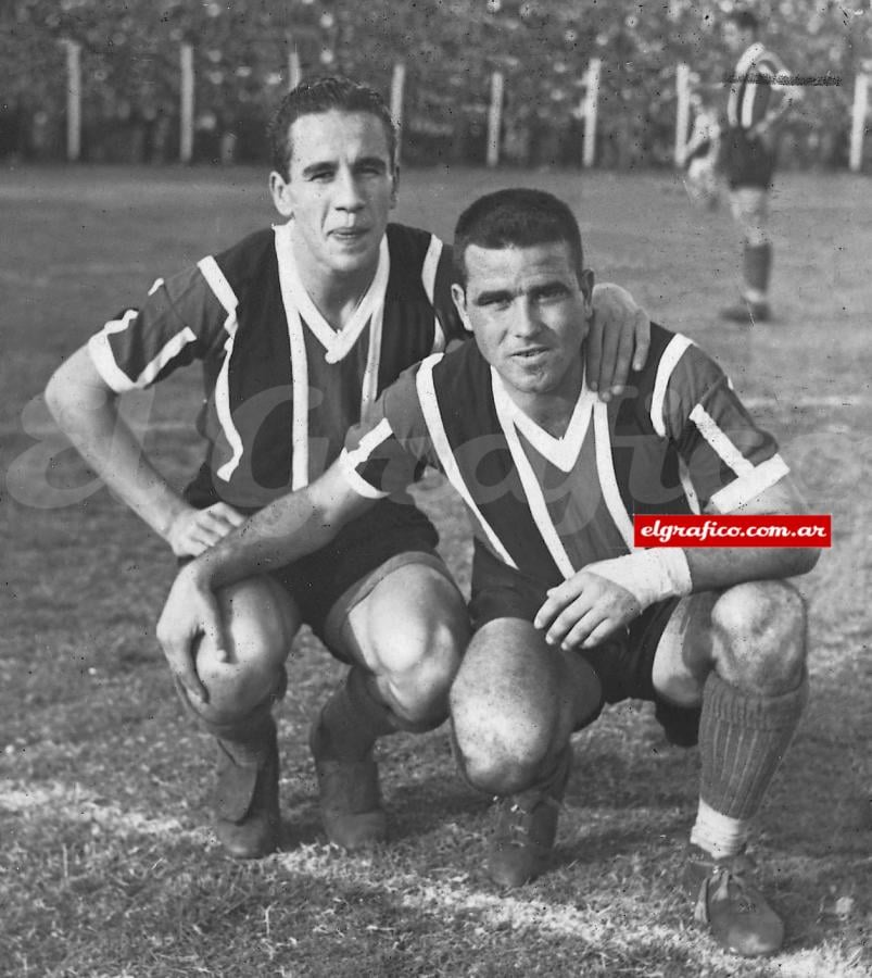 Imagen Junto con Zanola en sus tiempos de Chacarita.