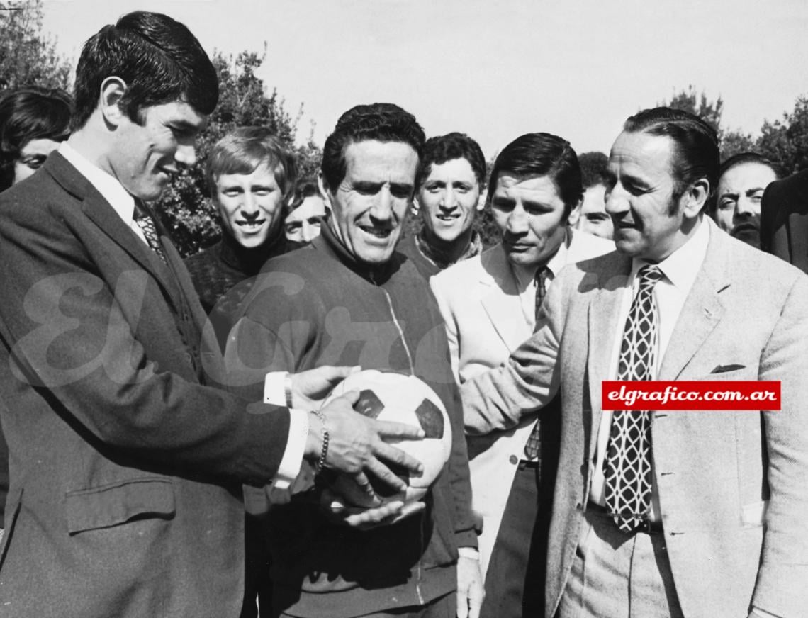 Imagen Junto a Carlos Monzón y Helenio Herrera.