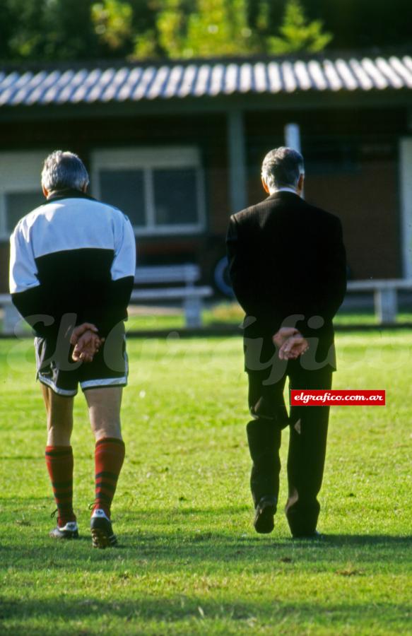 Imagen La foto lo comprueba: Griffa y Duchini tienen un camino común.
