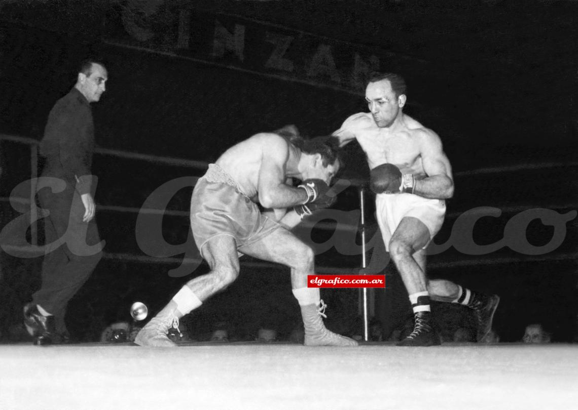 Imagen 1953. 16 de setiembre, el último duelo. Cada uno de los combates estableció un nuevo récord de recaudación en el estadio.