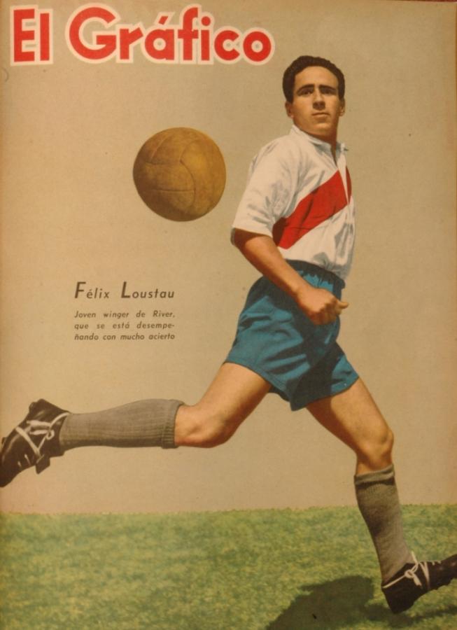 13 de Noviembre de 1942, Félix Loustau y River Plate El Gráfico