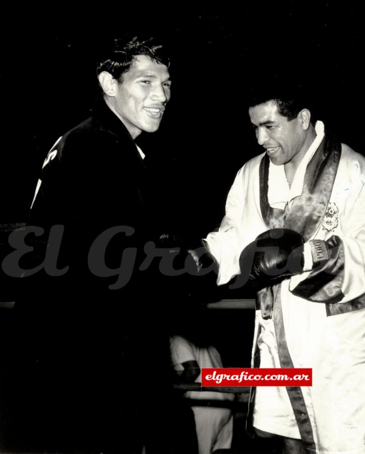 Aguilar y Monzón. El Luna Park fue el escenario de la primer derrota del santafesino.