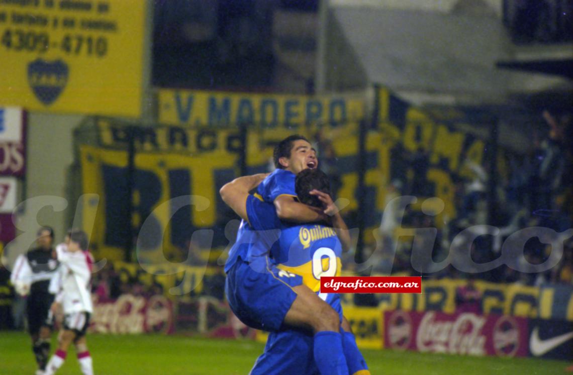 Imagen Una clasificación frente a River, merece esta celebración. Román fue el hombre clave en la serie completa.