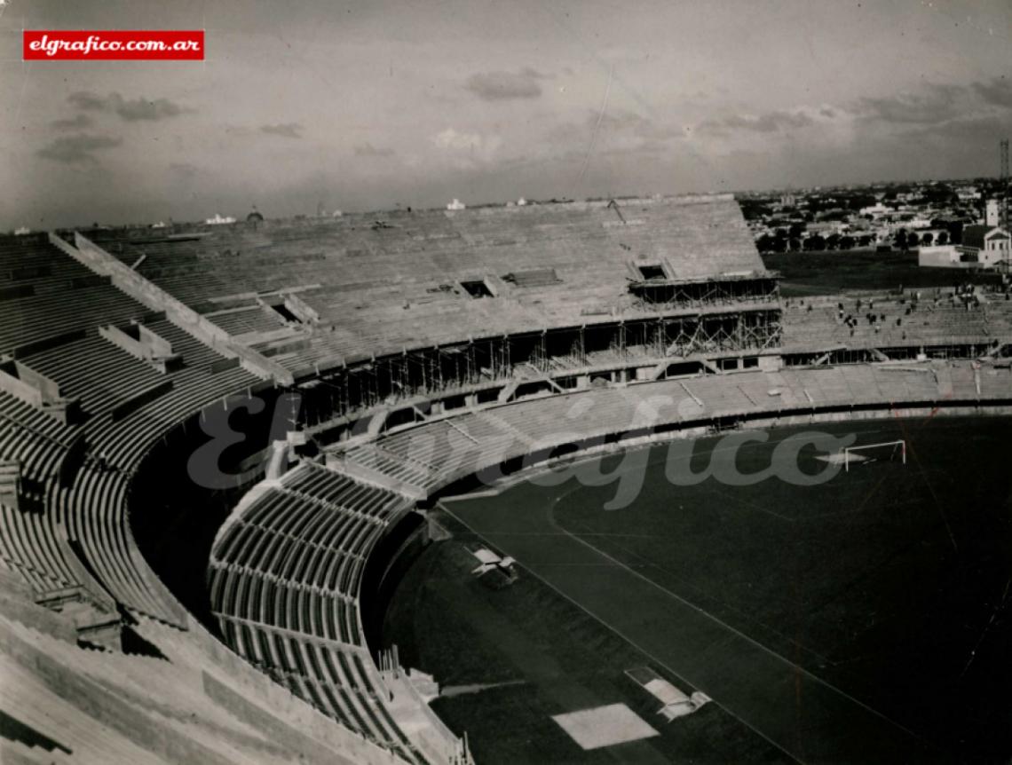 El nuevo estadio de River en construcción.