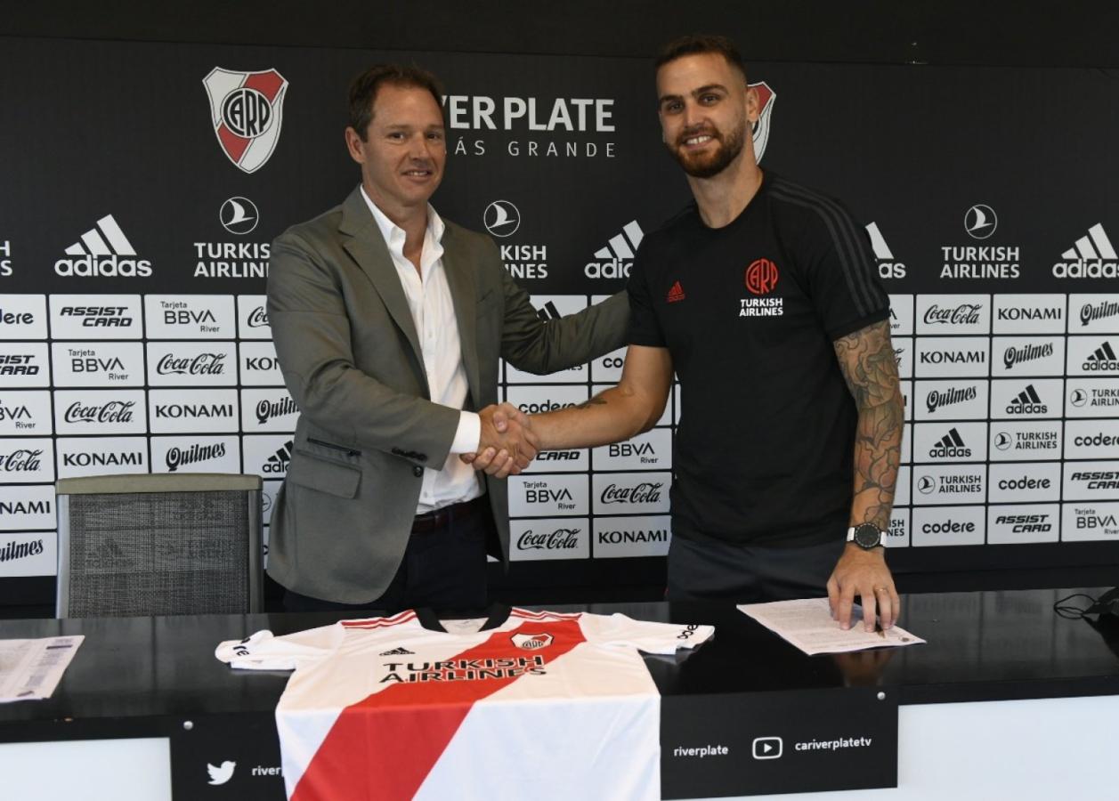 Imagen González Pírez seguirá en River. Llegó en enero de 2022 desde Miami. Foto: Prensa CARP