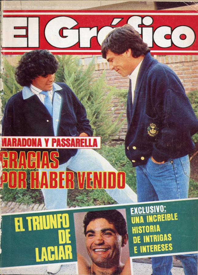 Imagen "Gracias por haber venido", titulaba El Grafico el 7 de mayo de 1985.