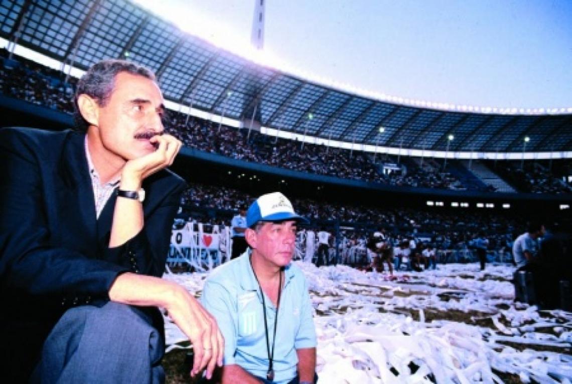 Ángel en Racing tuvo dos pasos: dejó un gran recuerdo con el equipo de Latorre y el Chelo, en la primera etapa, y se fue insultado en la segunda.