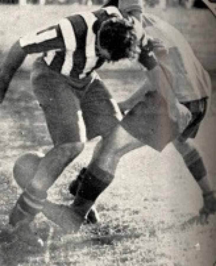 Imagen Peucelle , el hombre más peligroso de la línea ligera de River, es detenido por Mutis.