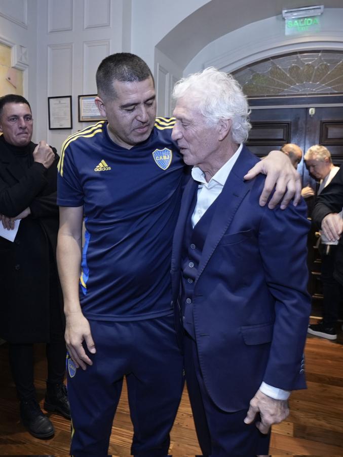 Imagen Román con José Pekerman