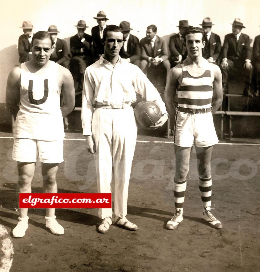 1922. Juan Carlos Quiroga (CUBA-Arg) y Collazo (Atenas-Uruguay)