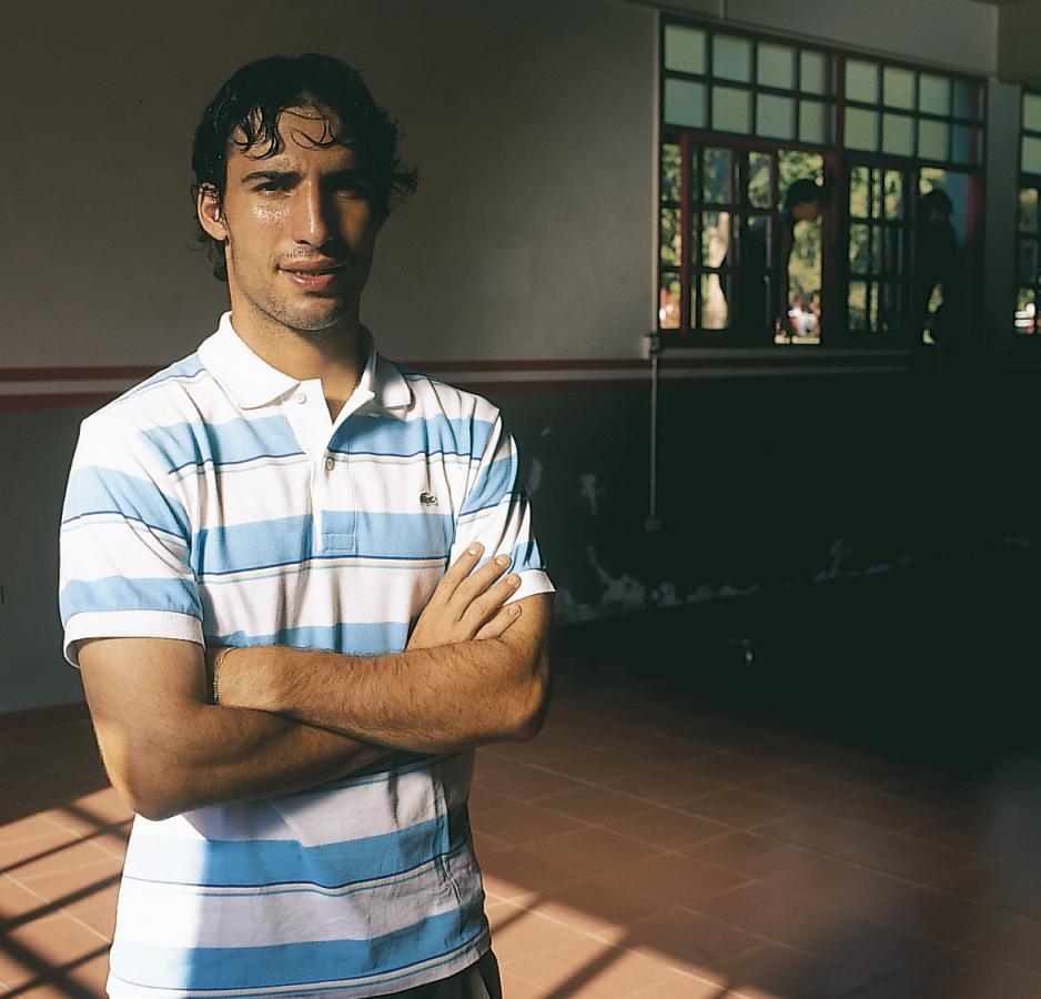 Imagen Ernesto ¨Tecla¨ Farías jugó el Mundial Sub-20 1999 para la Selección Argentina disputado en Nigeria.