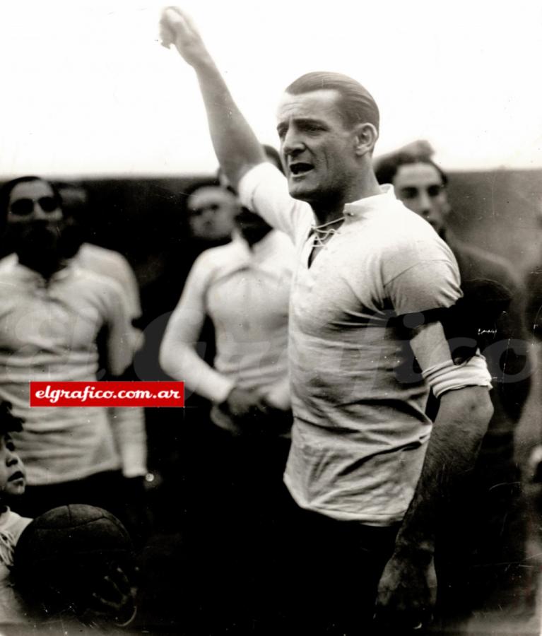 Imagen El uruguayo José Nasazzi integró el equipo Campeón del Mundo de 1930.