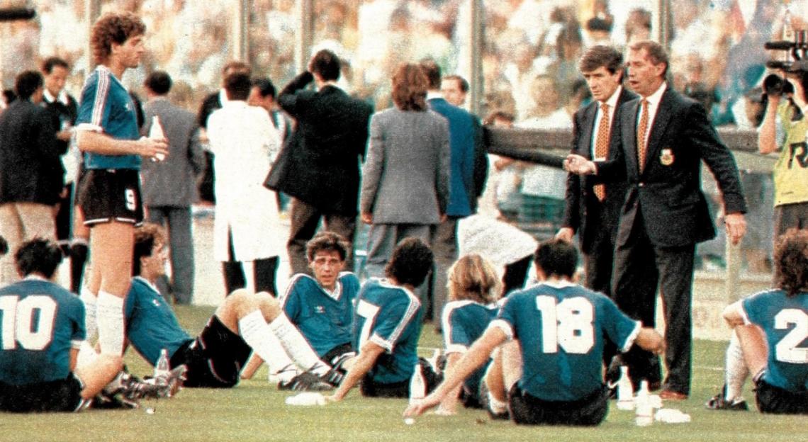 Contra Yugoslavia, antes del alargue. "En ese partido los jugadores me demostraron su disposición."