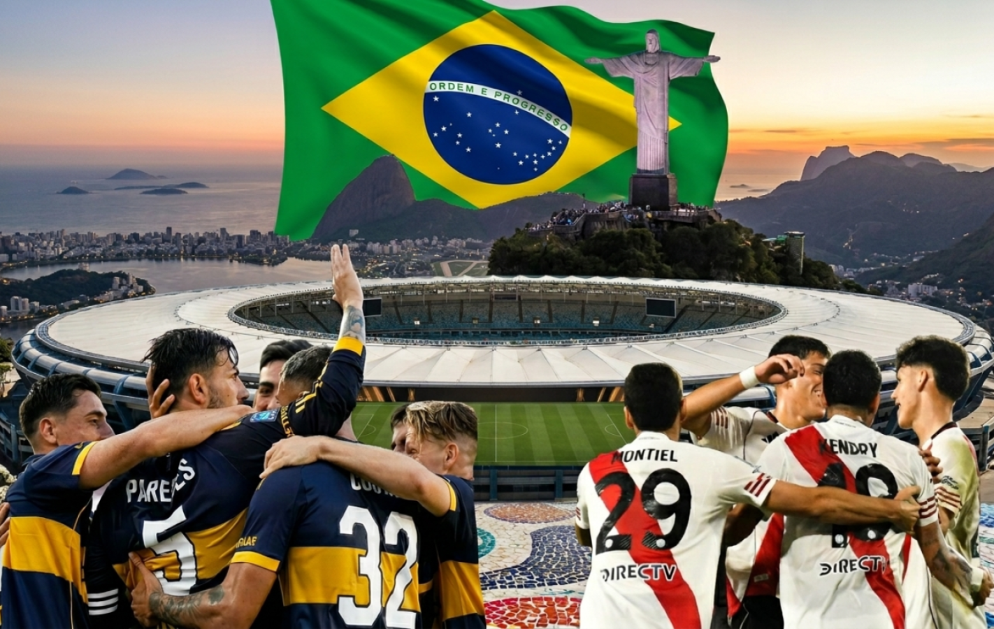 Imagen de Boca y River en la cima: el Xeneize busca en el Morumbi quedar como el único líder histórico de triunfos en Brasil