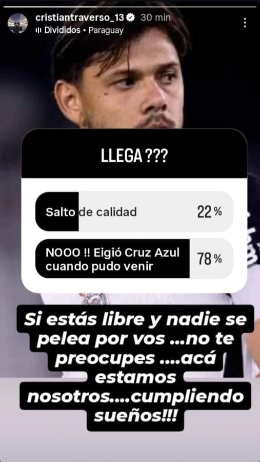 Imagen Cristian Traverso criticó la llegada de Ángel Romero a Boca.