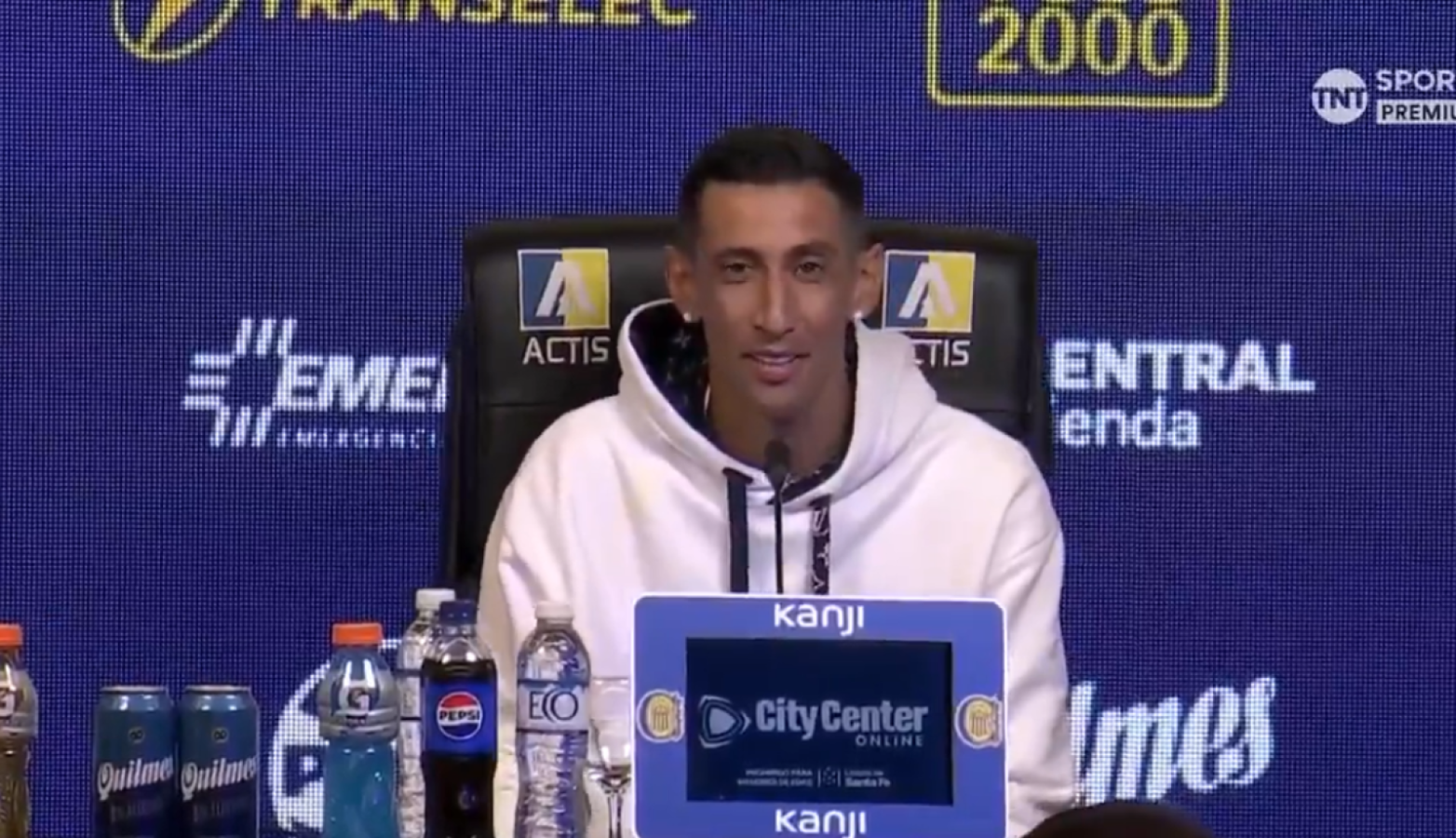 La presentación de Di María en Rosario Central | El Gráfico
