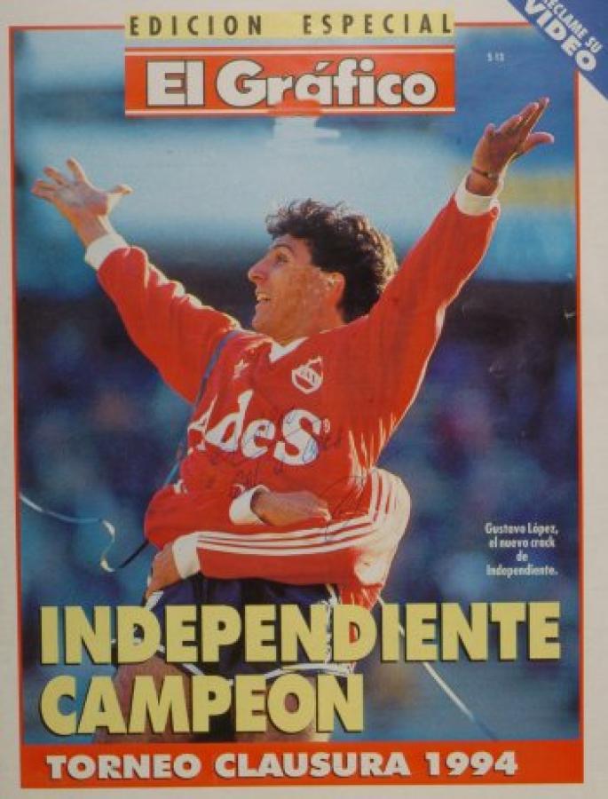 Imagen Tapa Independiente campeón 1994.
