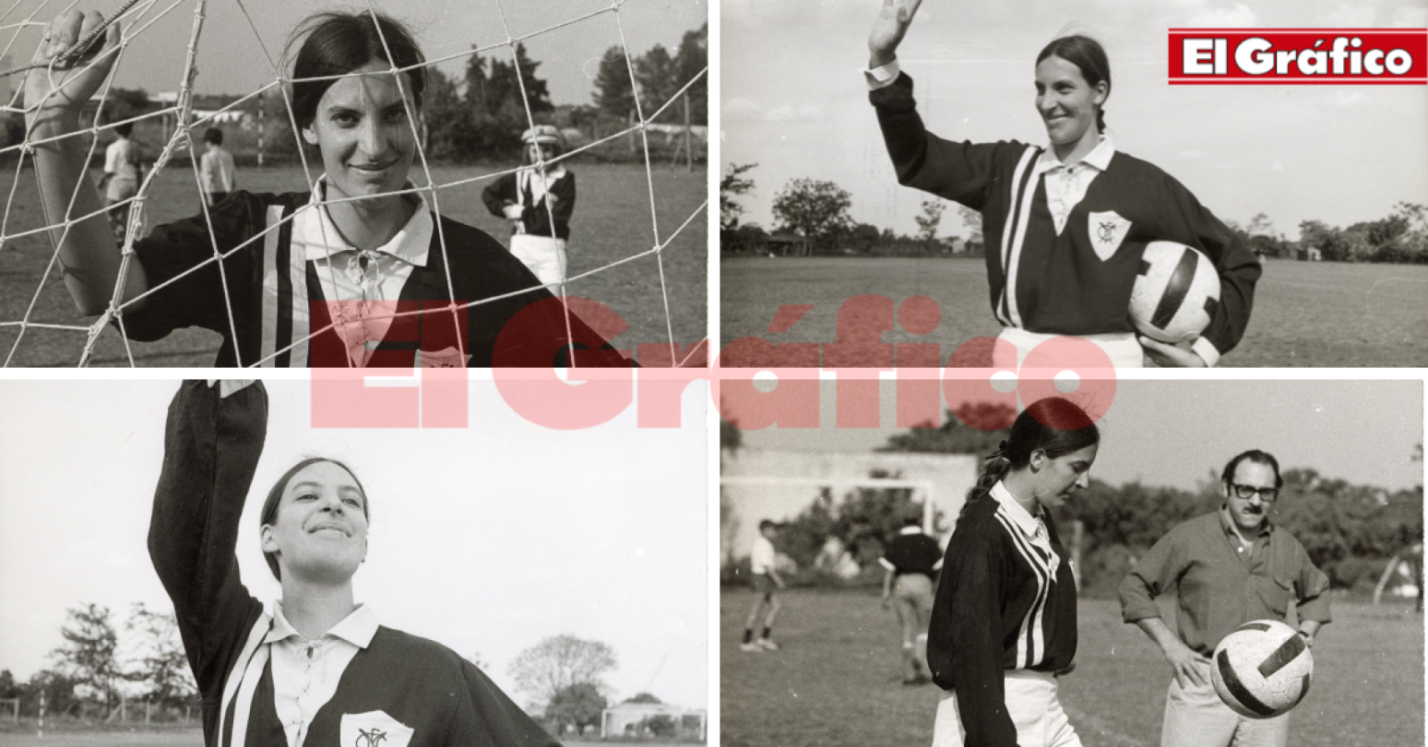 Imagen Distintas secuencias de Claudina Vidal, jugadora uruguaya