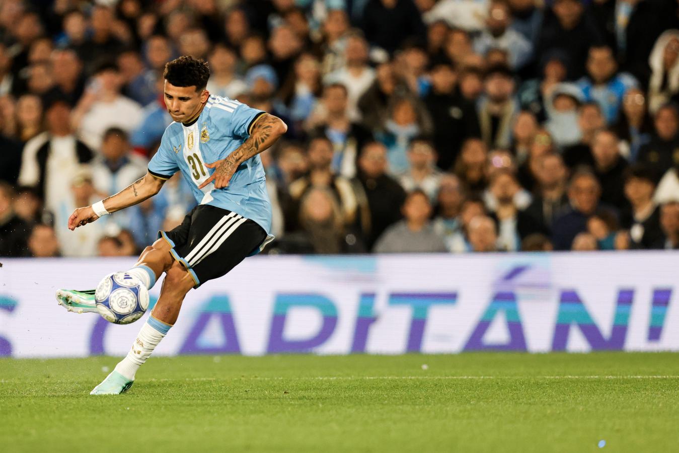 Imagen Flores, en la despedida de Messi de la Selección.