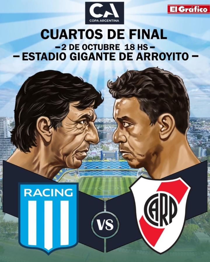 Imagen Racing vs River, la mesa esta servida.