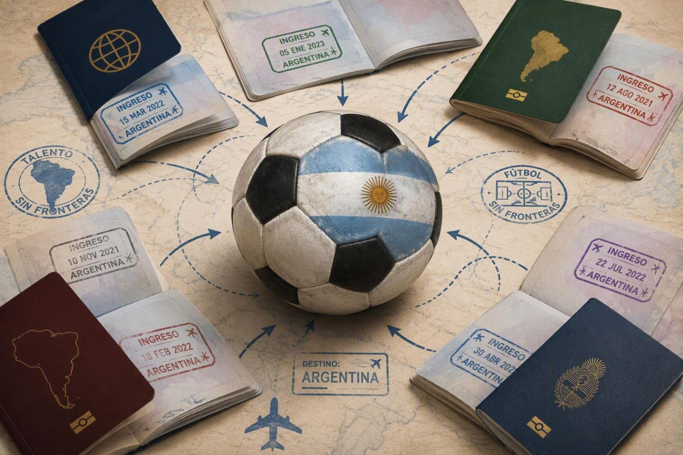 Imagen de Informe exclusivo: El mapa de los futbolistas extranjeros y el debate por los cupos en el Torneo Clausura