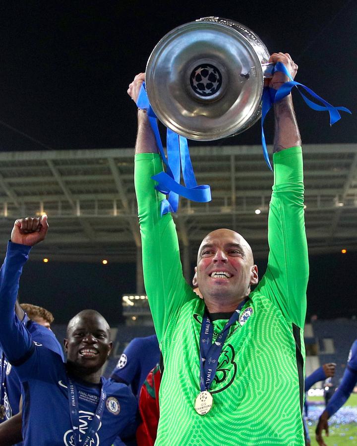Imagen Willy Caballero obtuvo la Champions League con Chelsea.