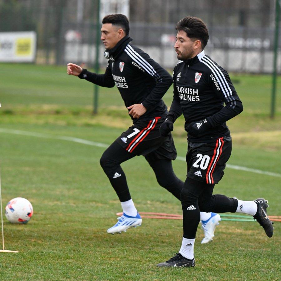 Imagen Suárez y Casco en el River Camp.