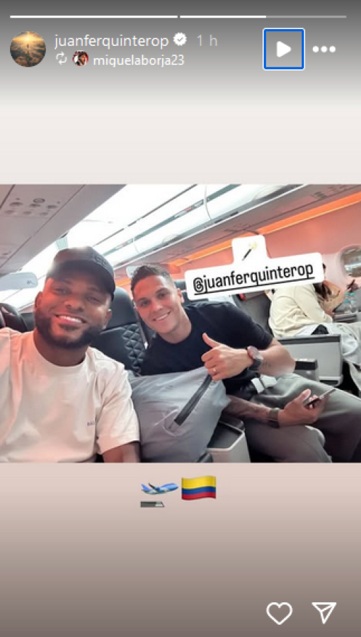 Imagen Juanfer y Borja, en viaje hacia Colombia.