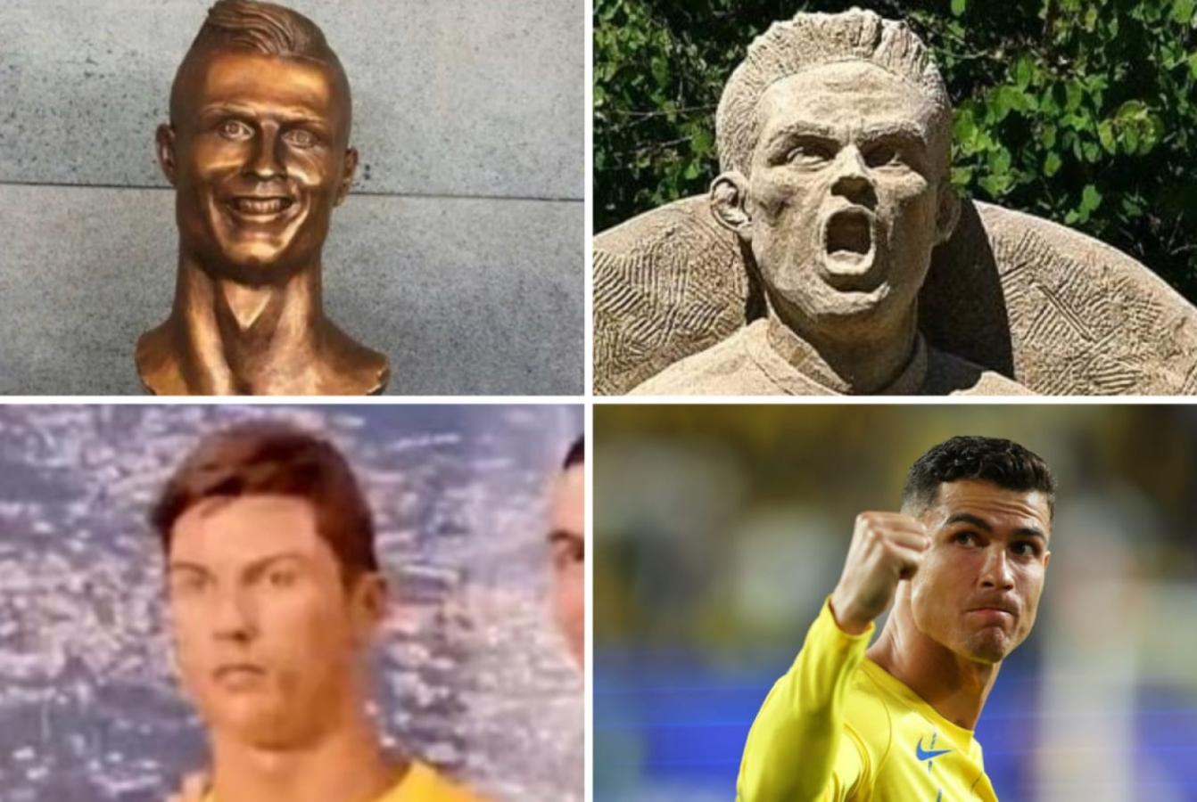 Imagen de Monumento al papelón: las poco felices estatuas de Cristiano Ronaldo