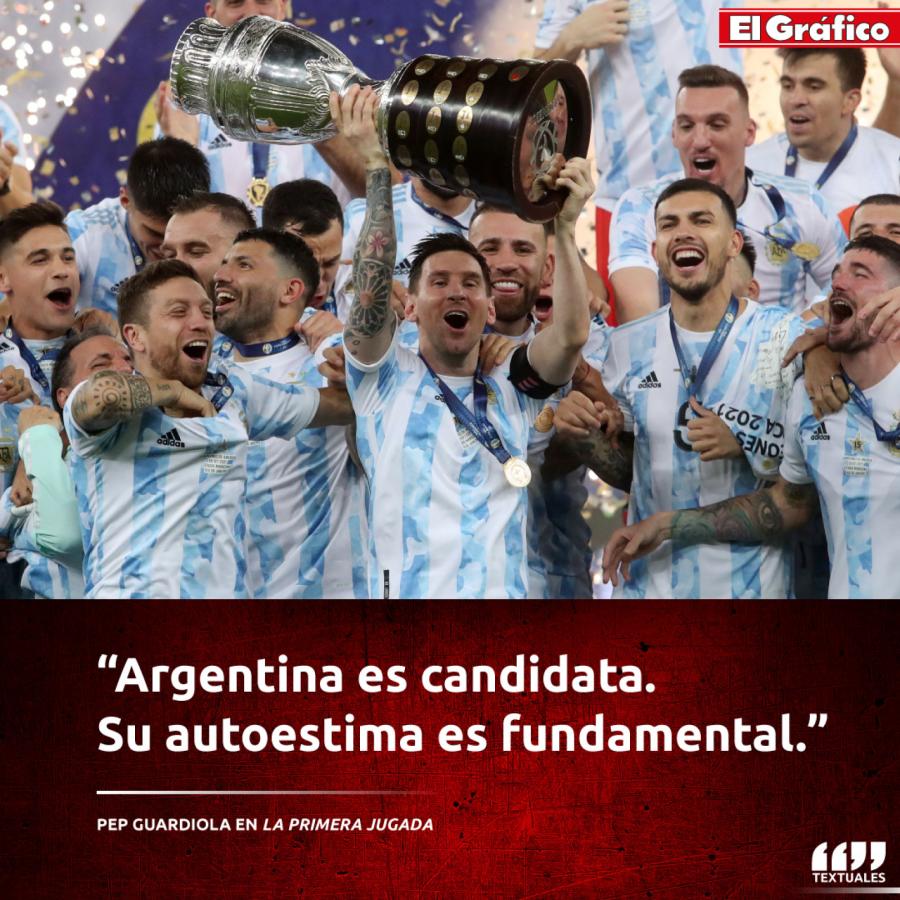 Imagen Guardiola sobre Argentina