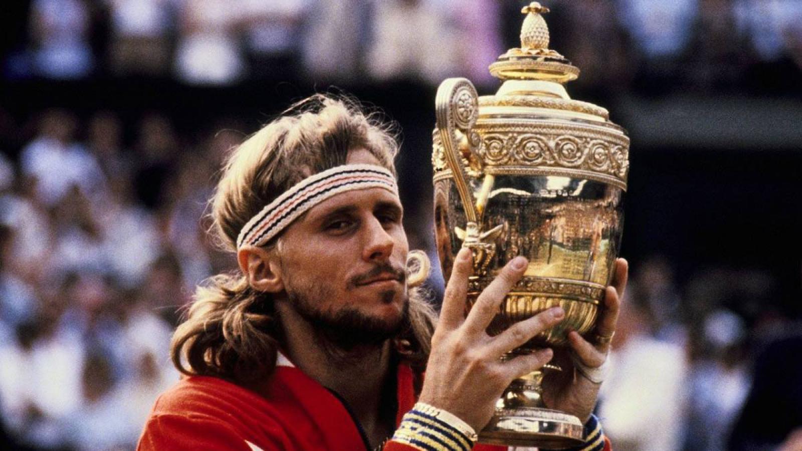 Imagen Borg se consagró cinco veces en Wimbledon
