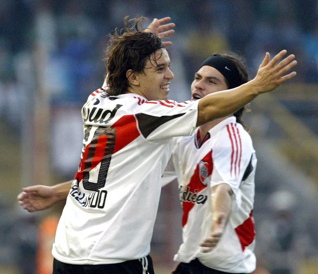 Imagen Ariel Garcé, compañero de Marcelo Gallardo en River (RODRIGO ARANGUA / AFP)