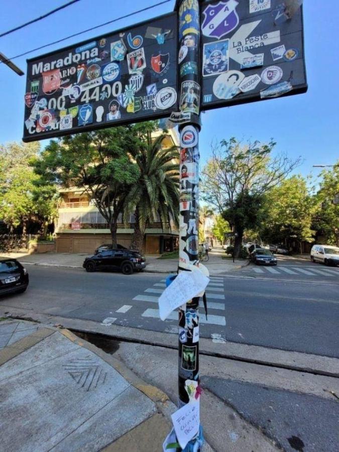 Imagen El homenaje a Maradona en la emblemática esquina