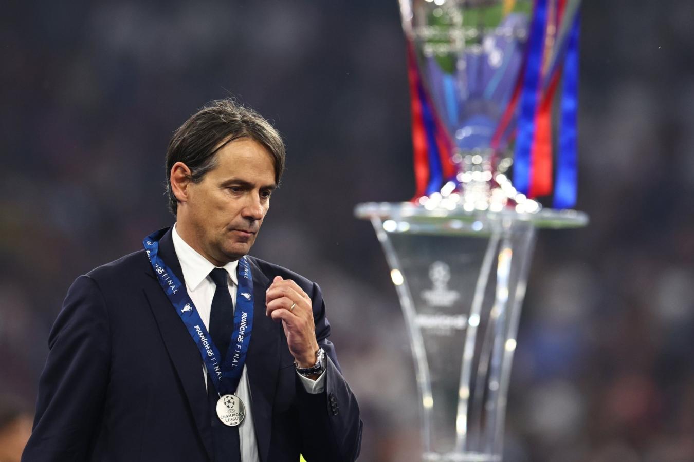 Imagen Simone Inzaghi no pudo despedirse de Inter con la obtención de la Champions League.