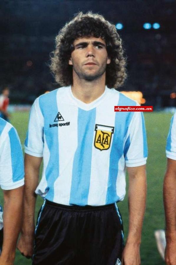 Imagen Su momento más feliz como jugador fue con Argentina en el Mundial 78.
