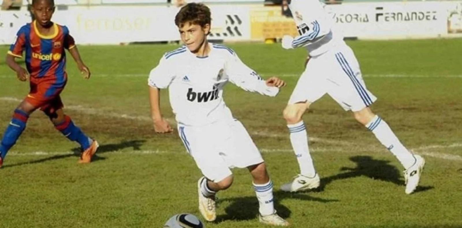 Julián Álvarez cuando estuvo a prueba en Real Madrid.