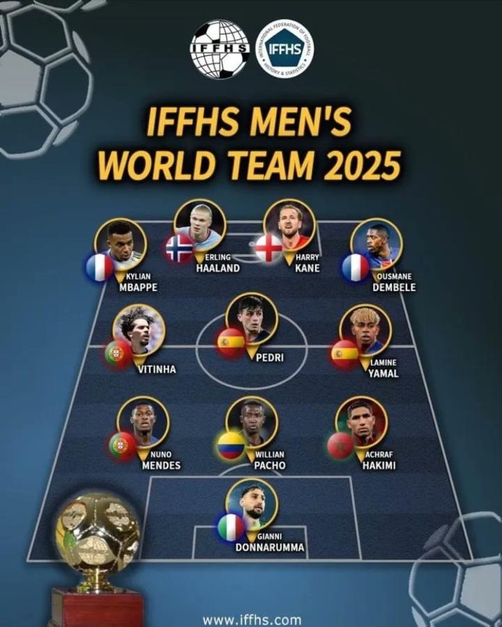 Imagen El once ideal del año, según la IFFHS.