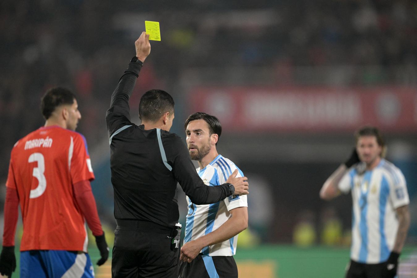 Imagen Tagliafico vio la amarilla vs. Chile y será baja ante Colombia.