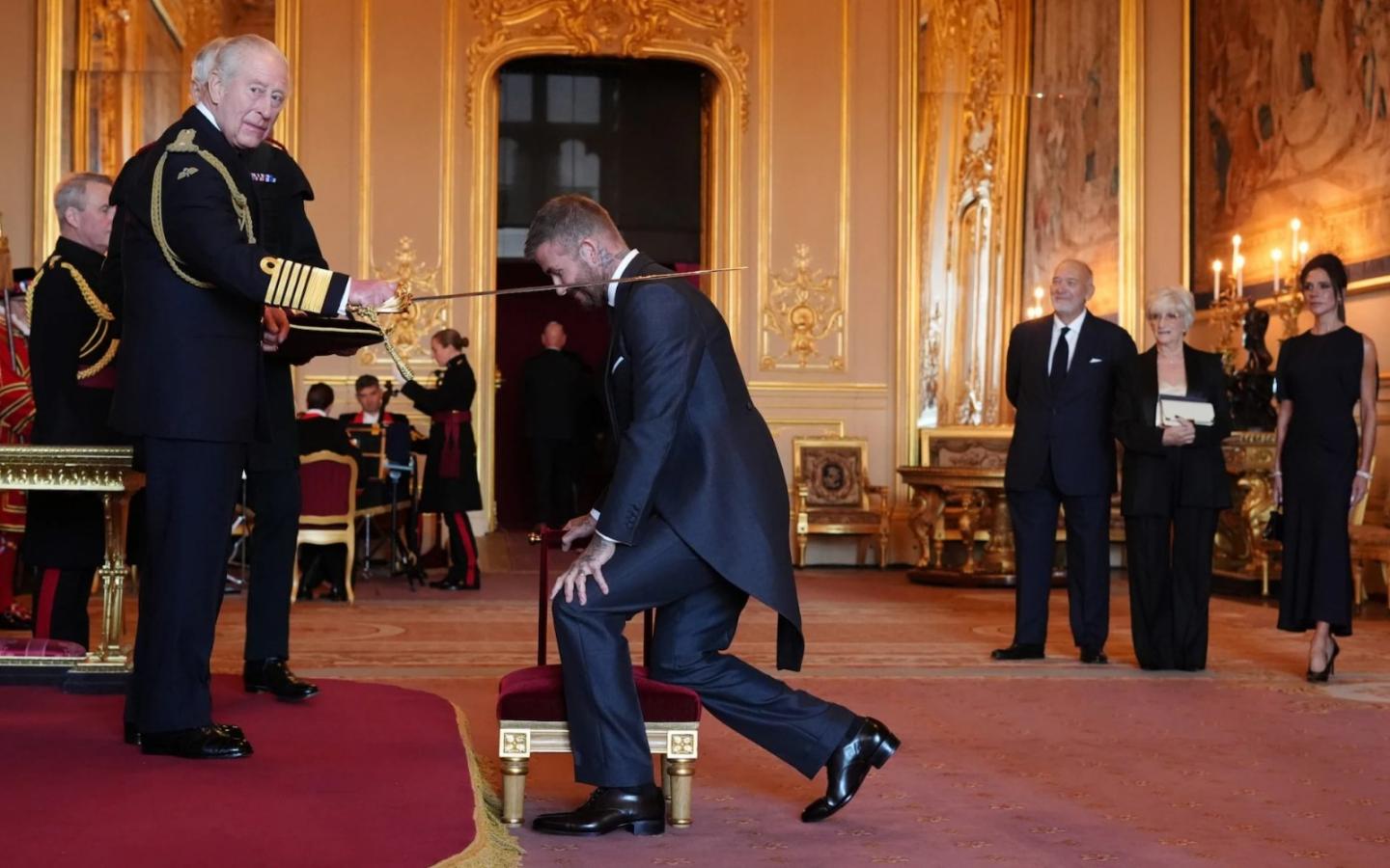 Imagen de Sir David: Beckham recibió el título de Caballero del Imperio Británico