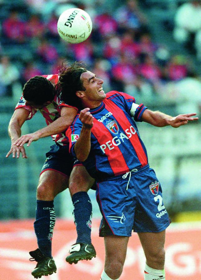 Imagen La fiereza en el rostro. Siempre con los dientes apretados, el capitán Trotta, en el Atlante.