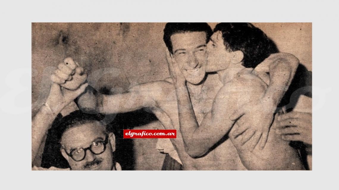 Imagen La alegría de Miranda estalla en un beso a Scardulla.